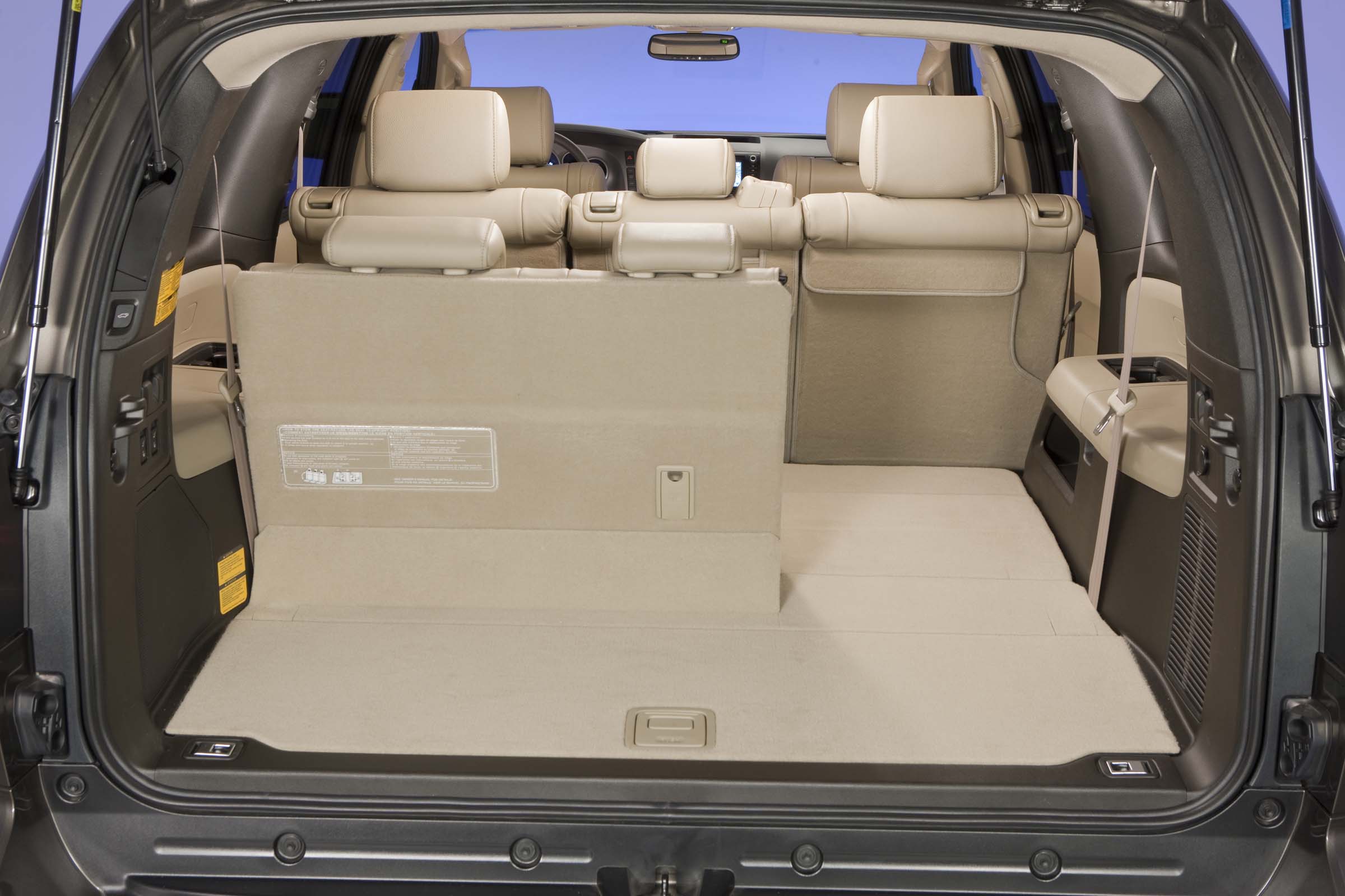 2015 Toyota Sequoia split 2nd and 3rd row seats