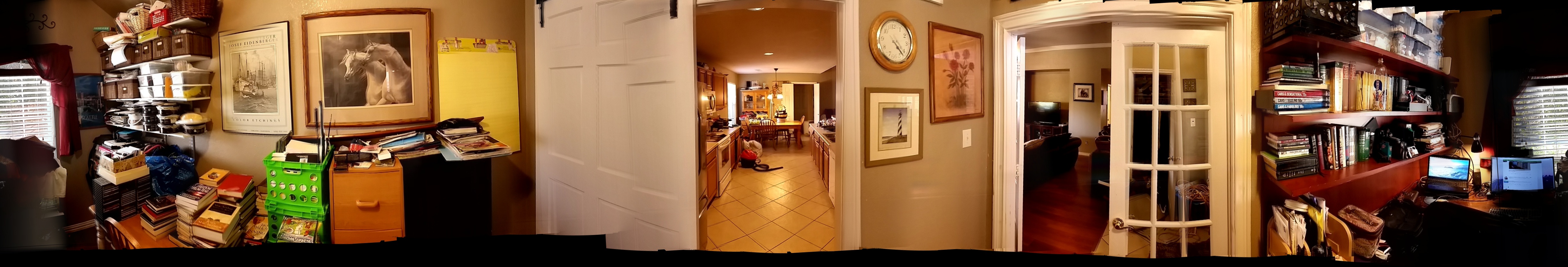 360 degree home office view
