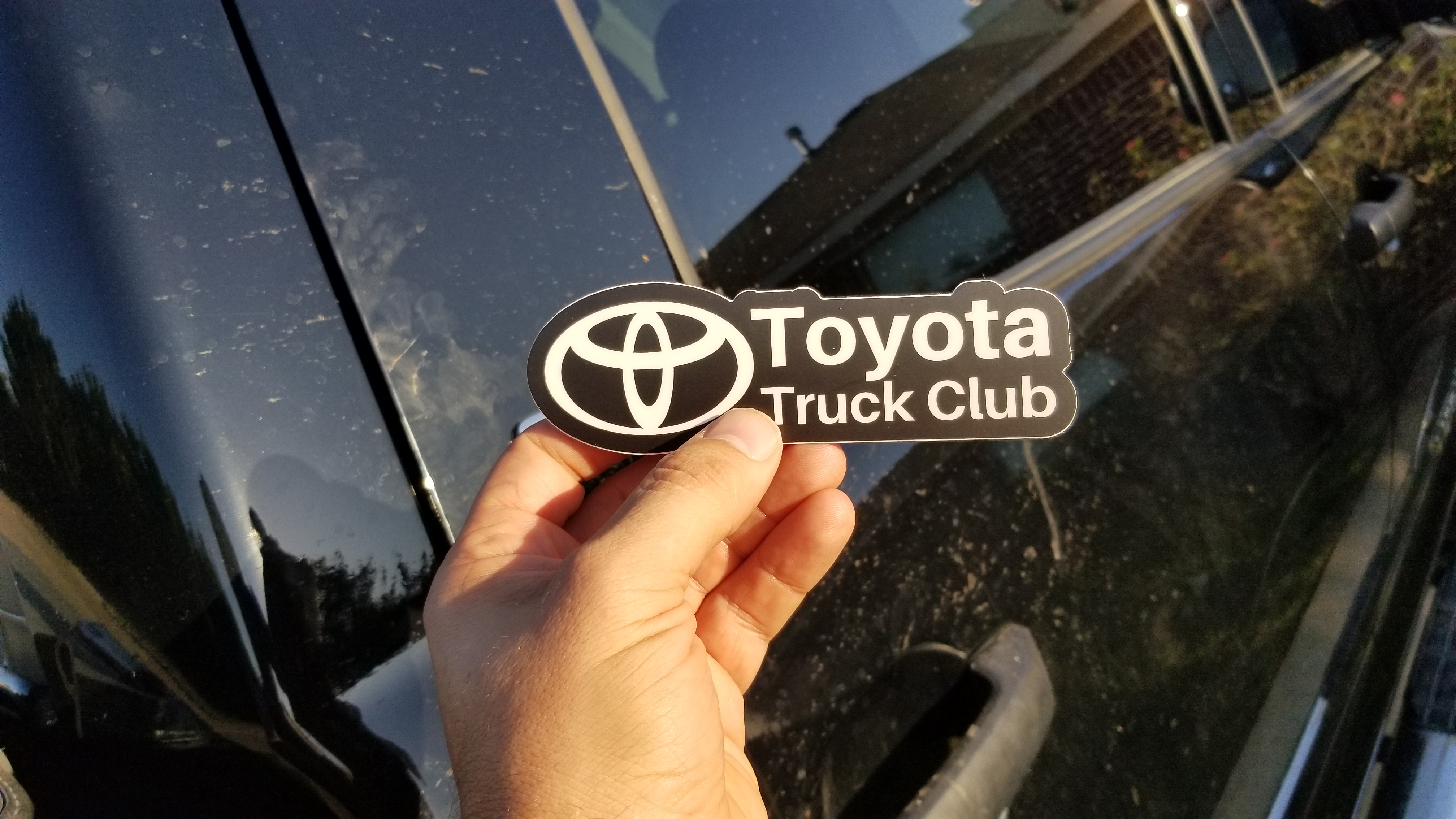 Toyota truck club stickers are in